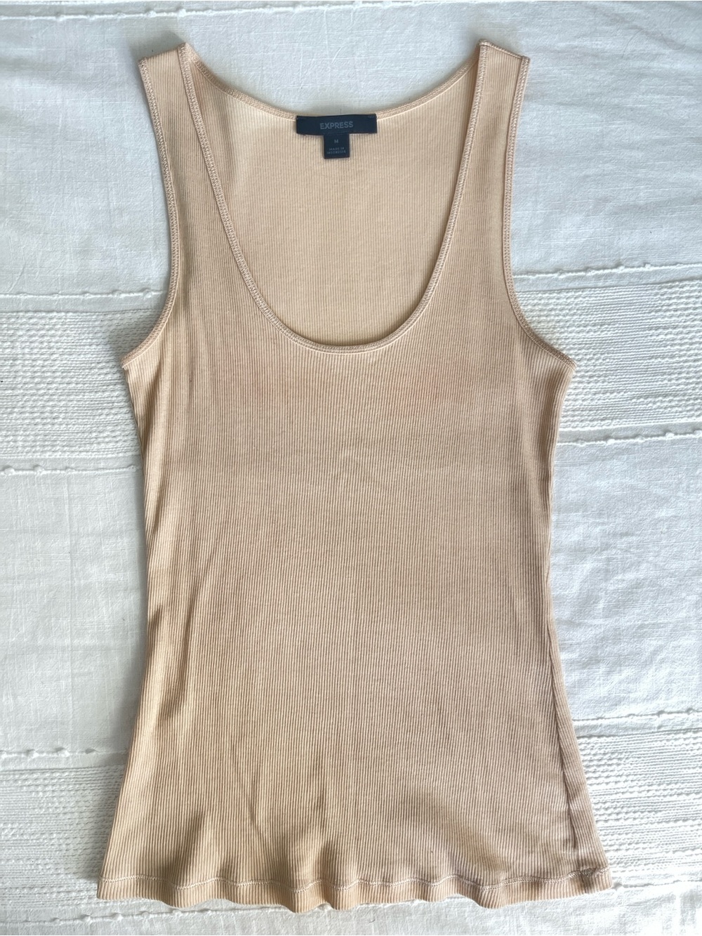 Vintage Y2K Express Tank Top - Gold